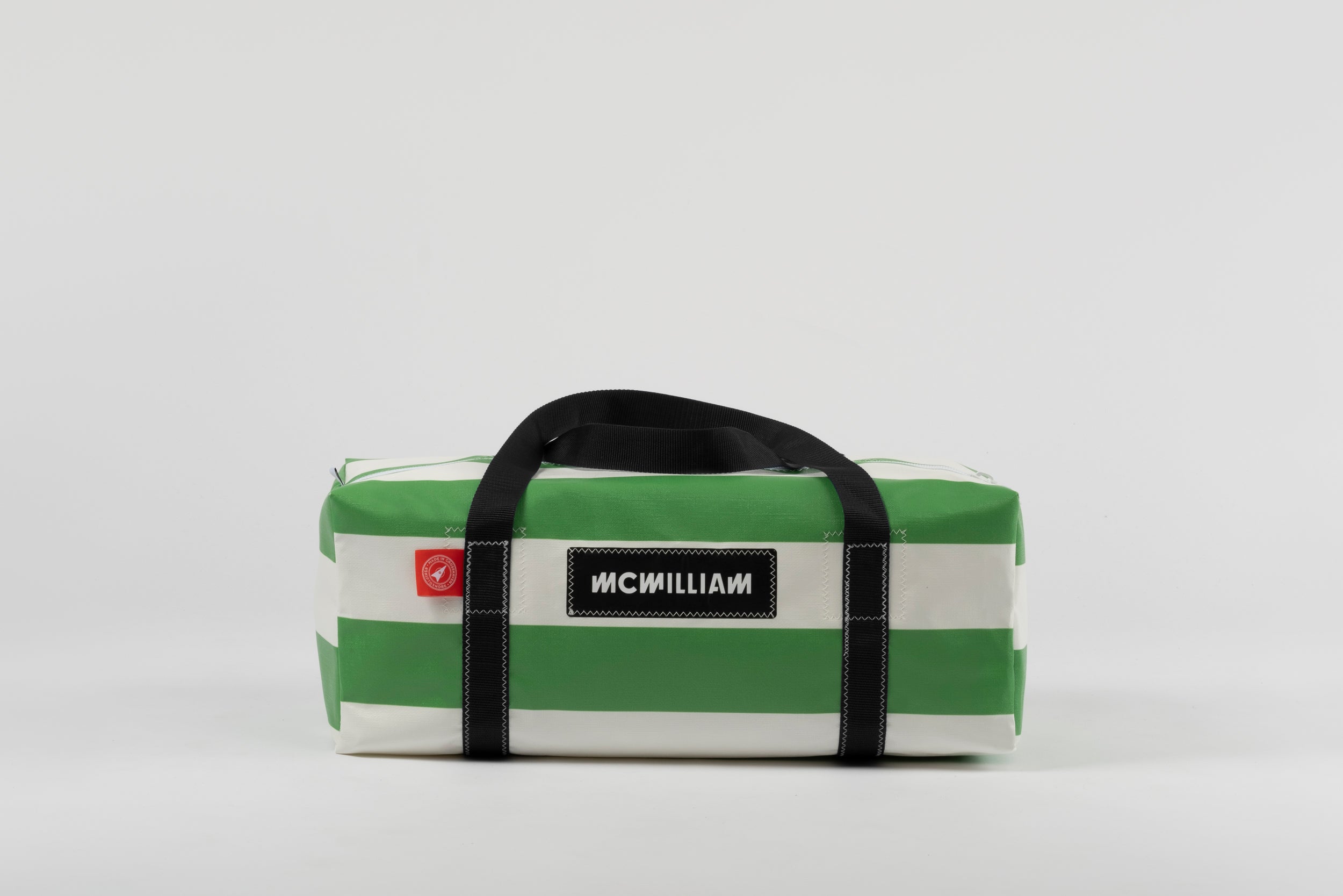 Green Medium Holdall (42L) - Classic Stripe
