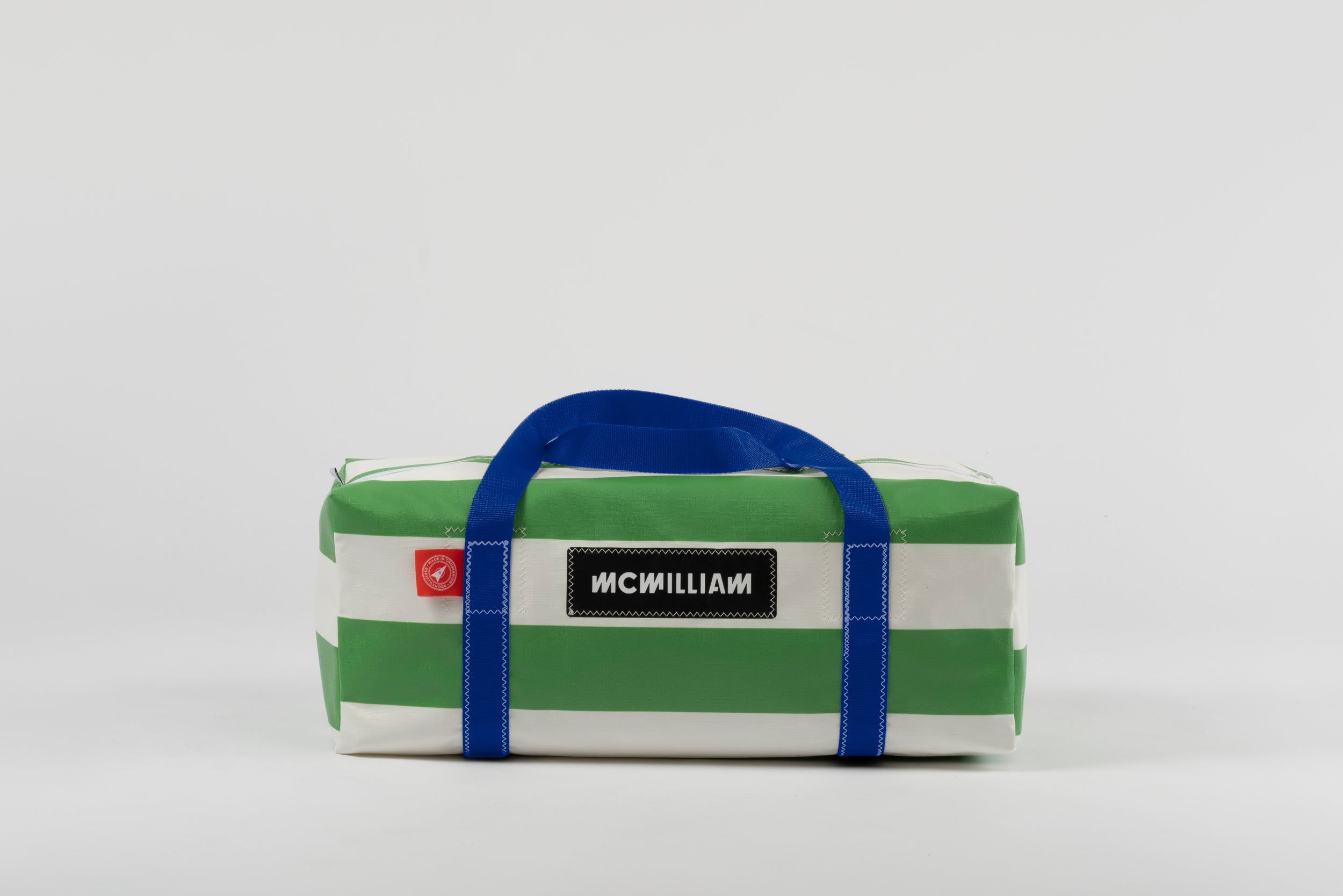 Green Medium Holdall (42L) - Classic Stripe