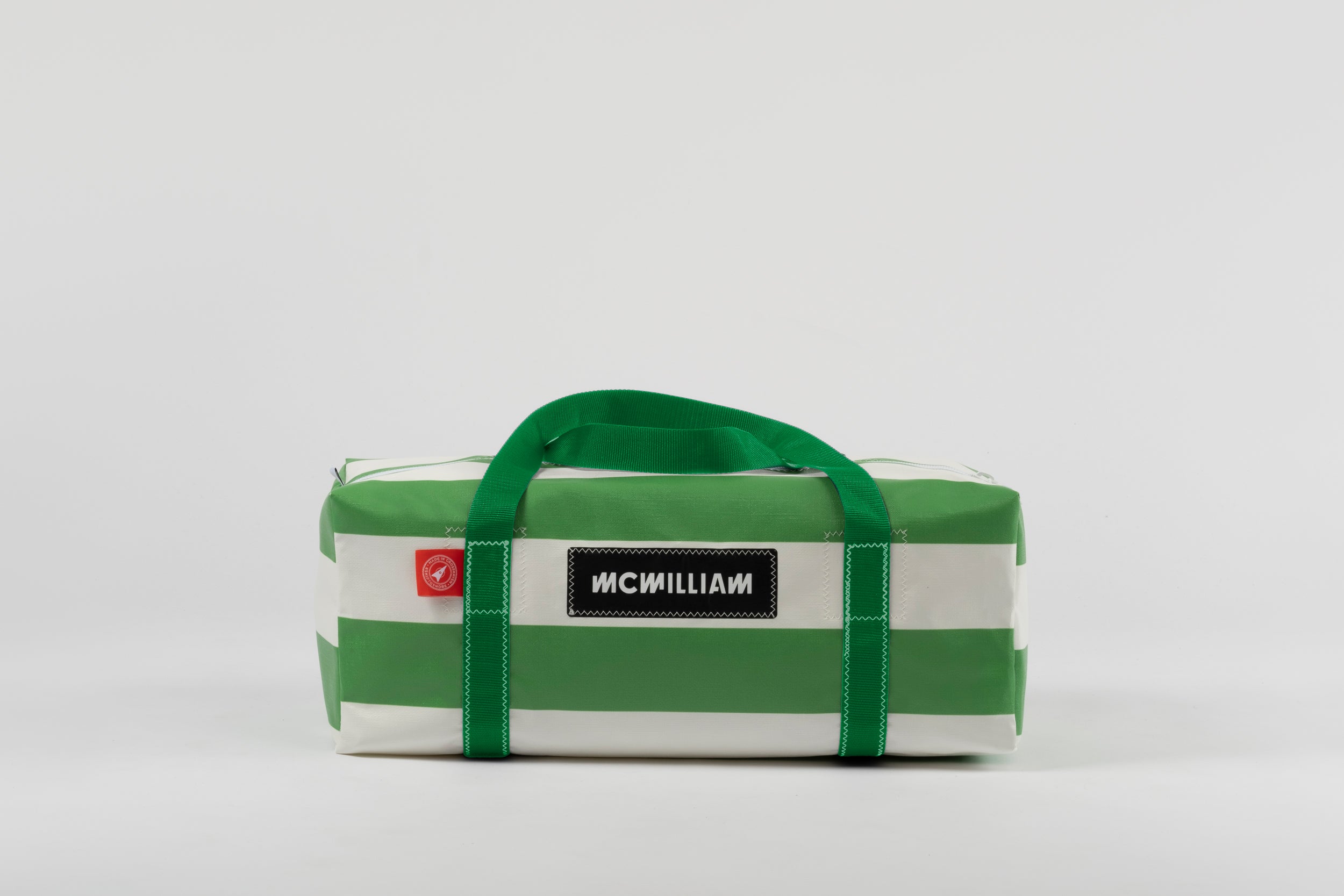 Green Medium Holdall (42L) - Classic Stripe