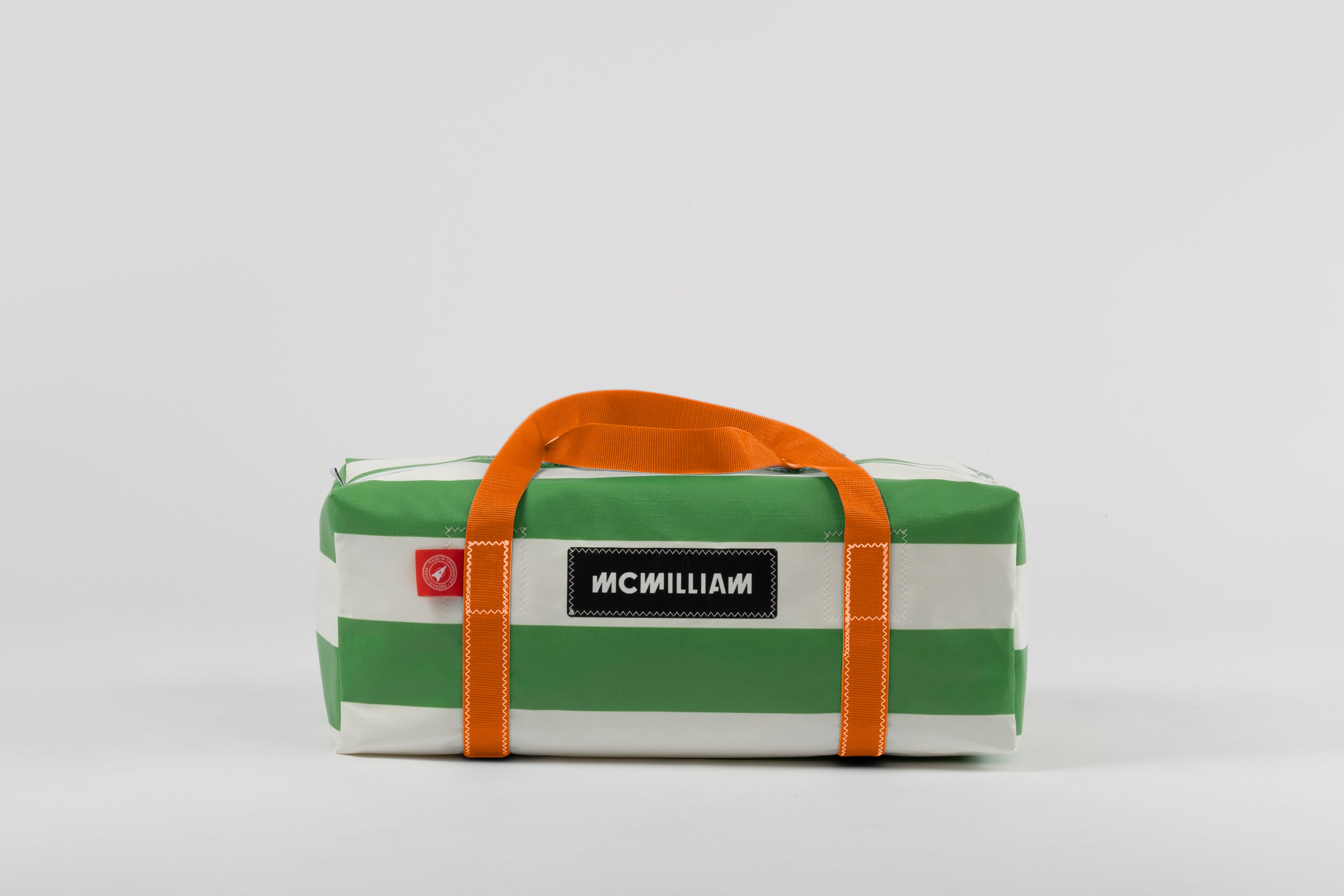 Green Medium Holdall (42L) - Classic Stripe