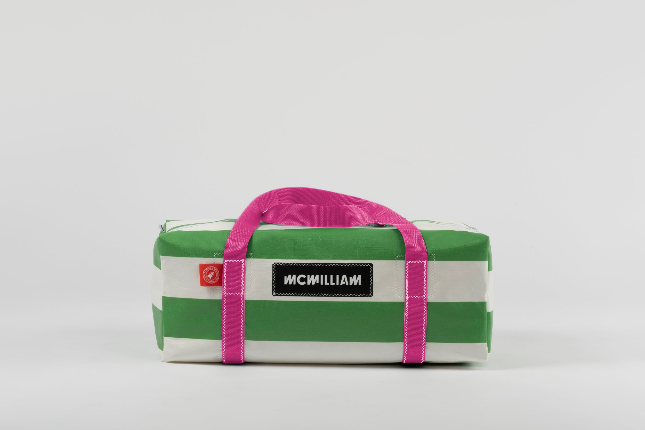 Green Medium Holdall (42L) - Classic Stripe