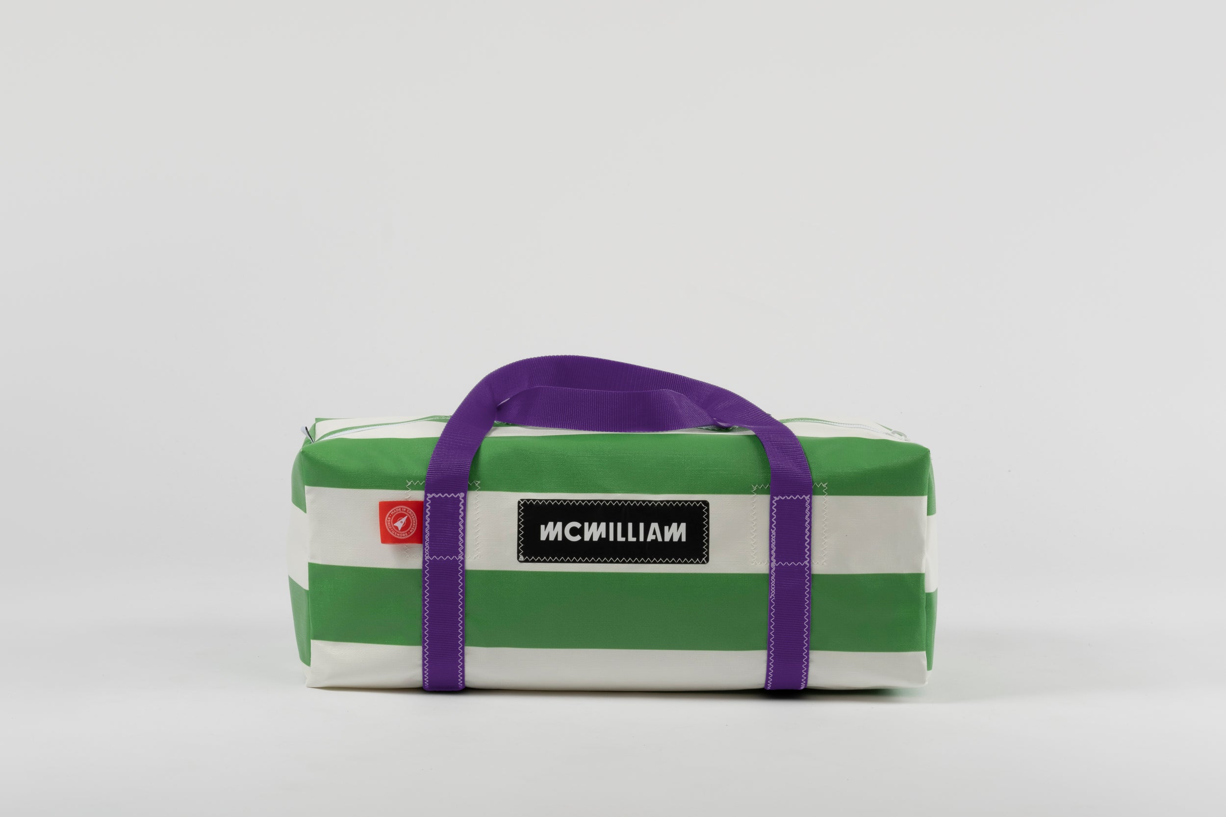 Green Medium Holdall (42L) - Classic Stripe