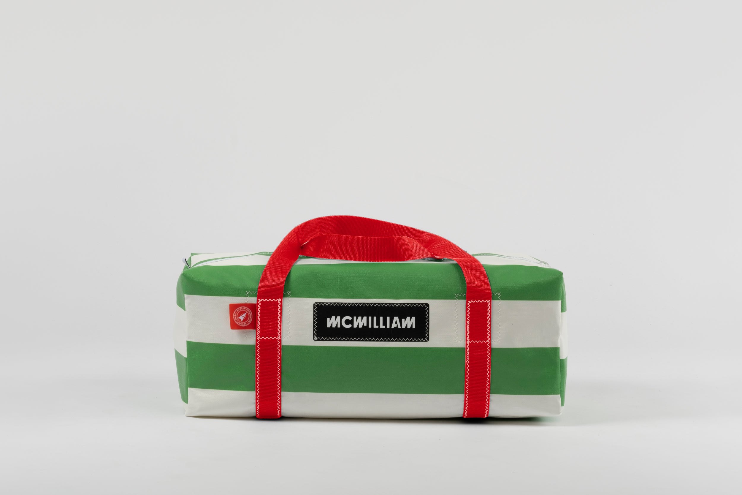 Green Medium Holdall (42L) - Classic Stripe