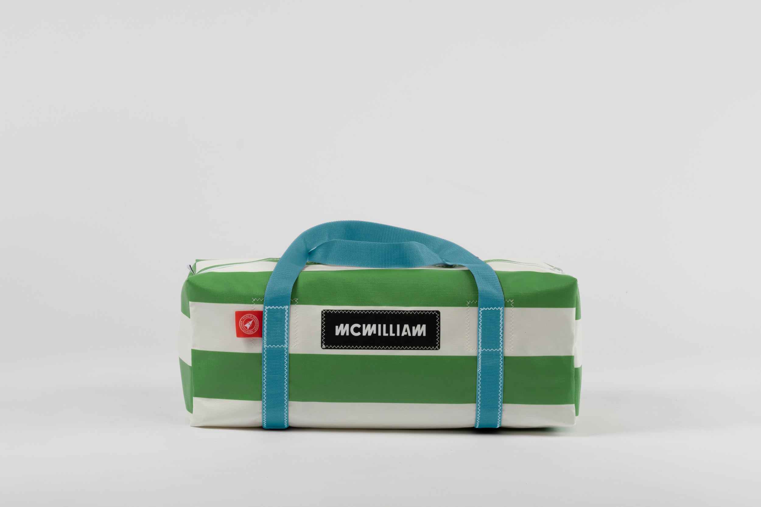 Green Medium Holdall (42L) - Classic Stripe