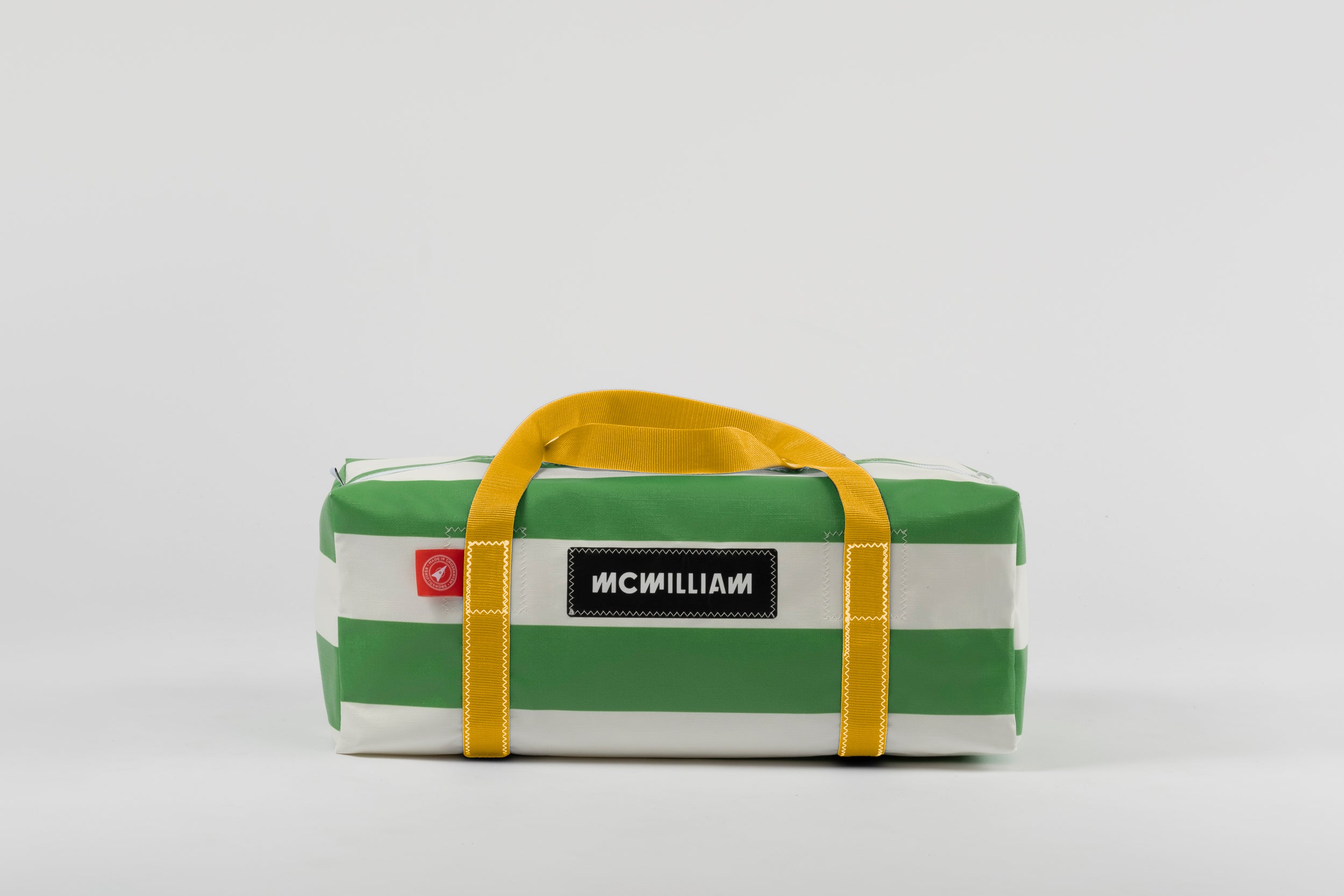 Green Medium Holdall (42L) - Classic Stripe