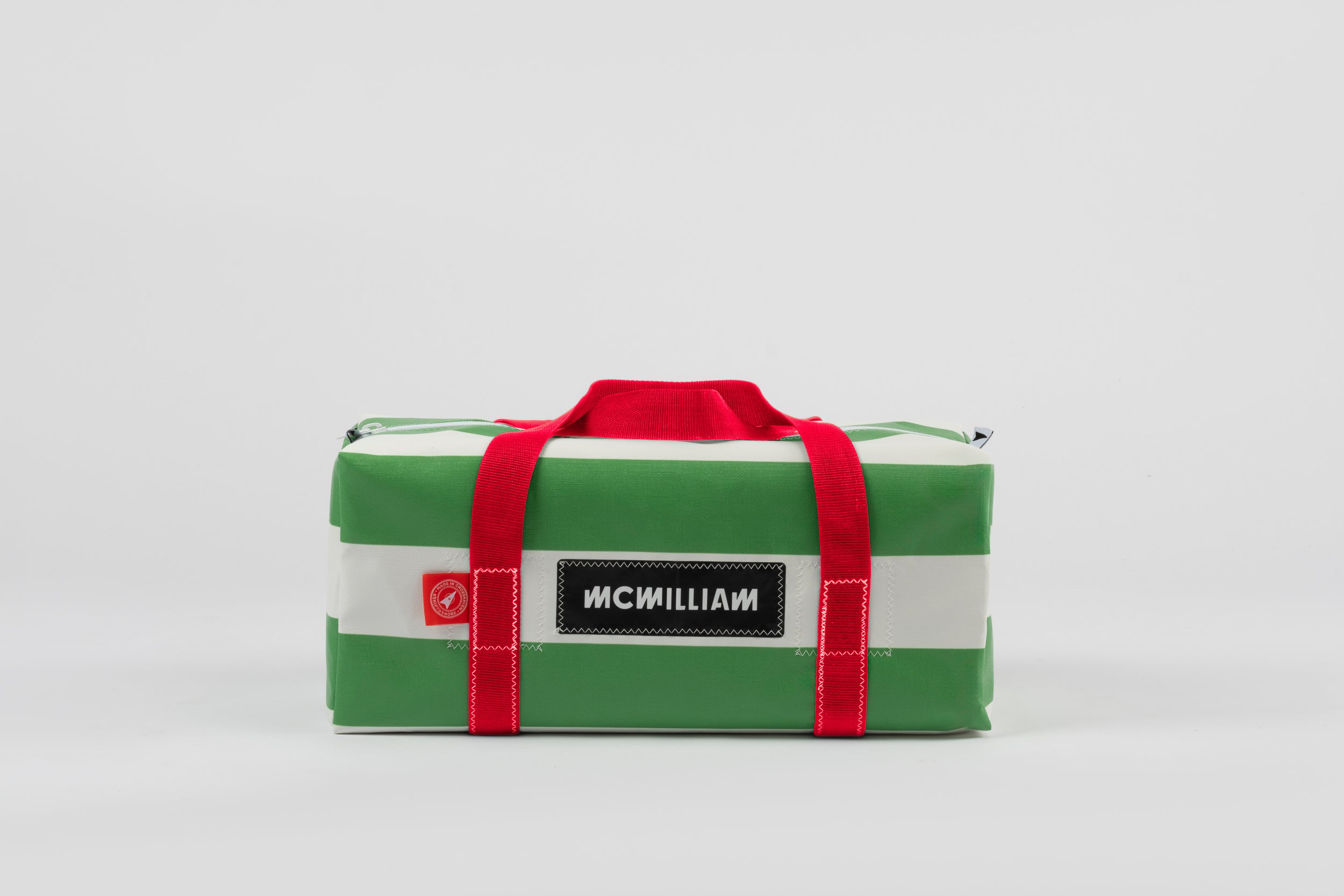 Green Small Holdall (30L) - Classic Stripe