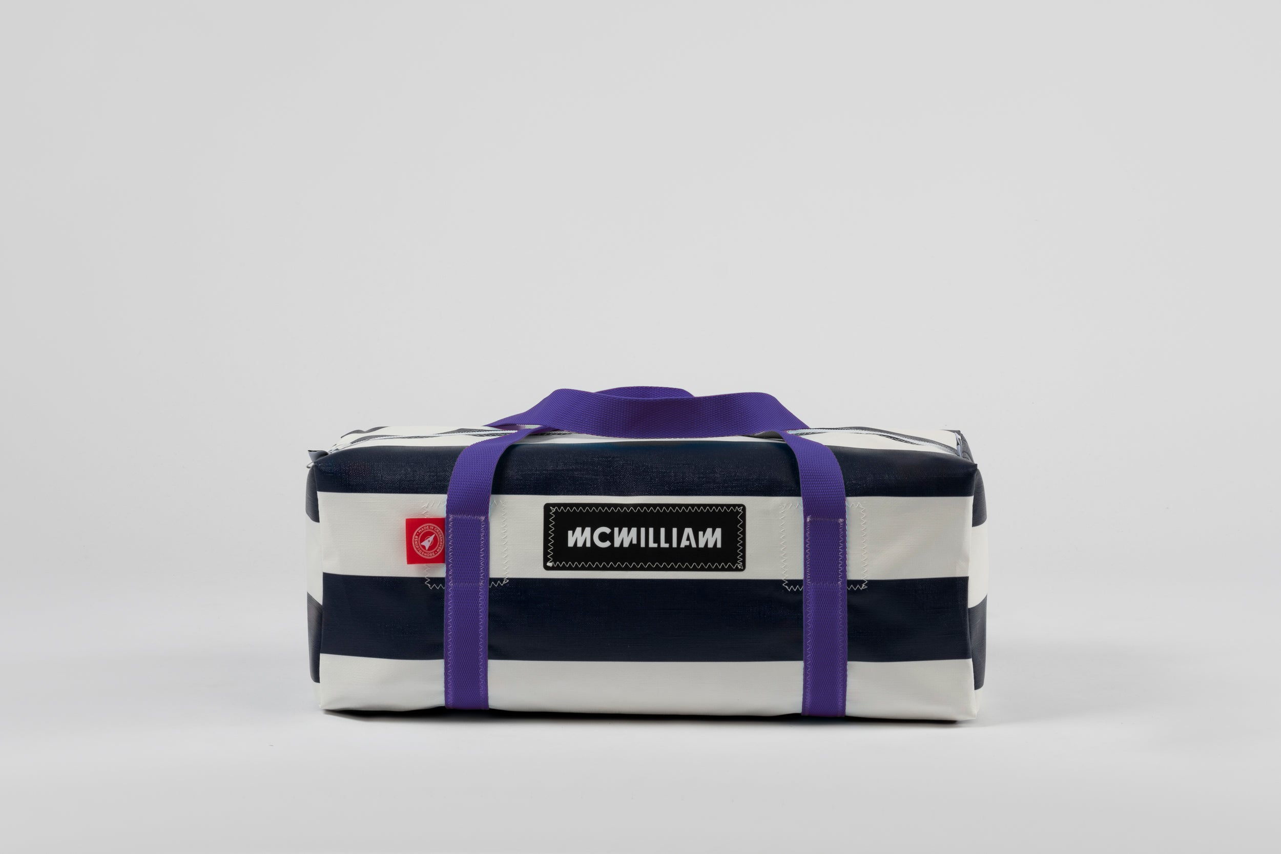 Navy Medium Holdall (42L) - Classic Stripe