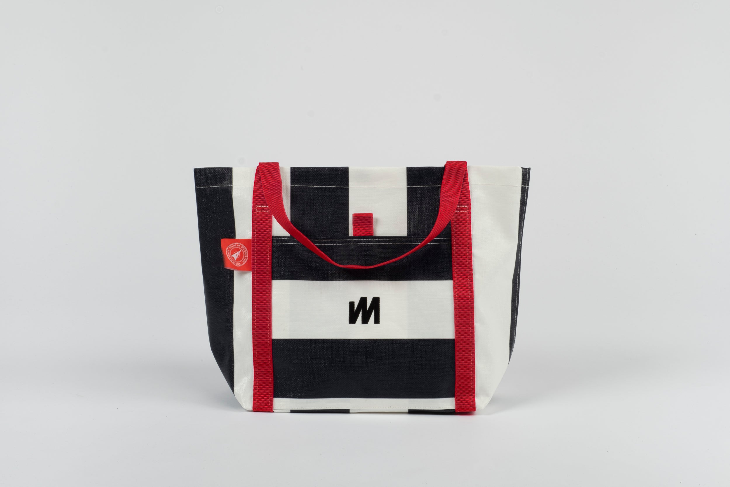 Black Tote - Classic Stripe