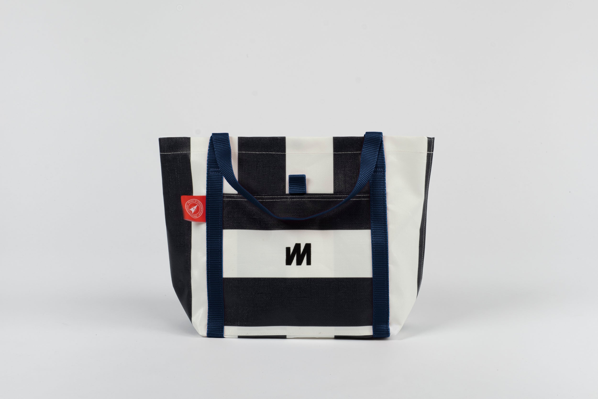 Black Tote - Classic Stripe