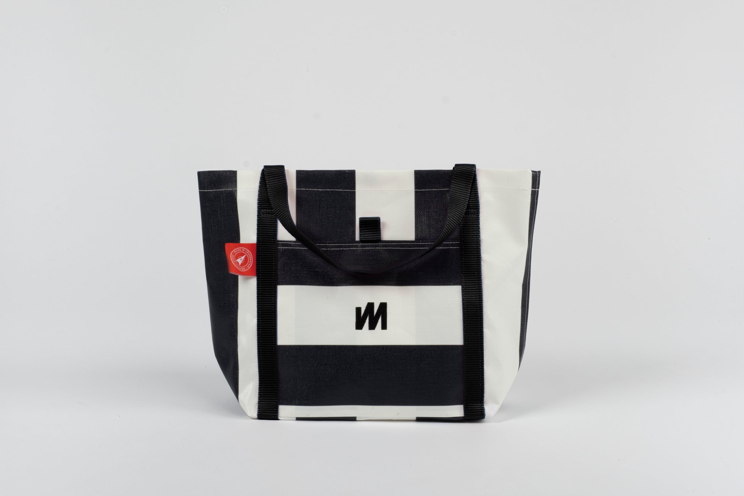 Black Tote - Classic Stripe