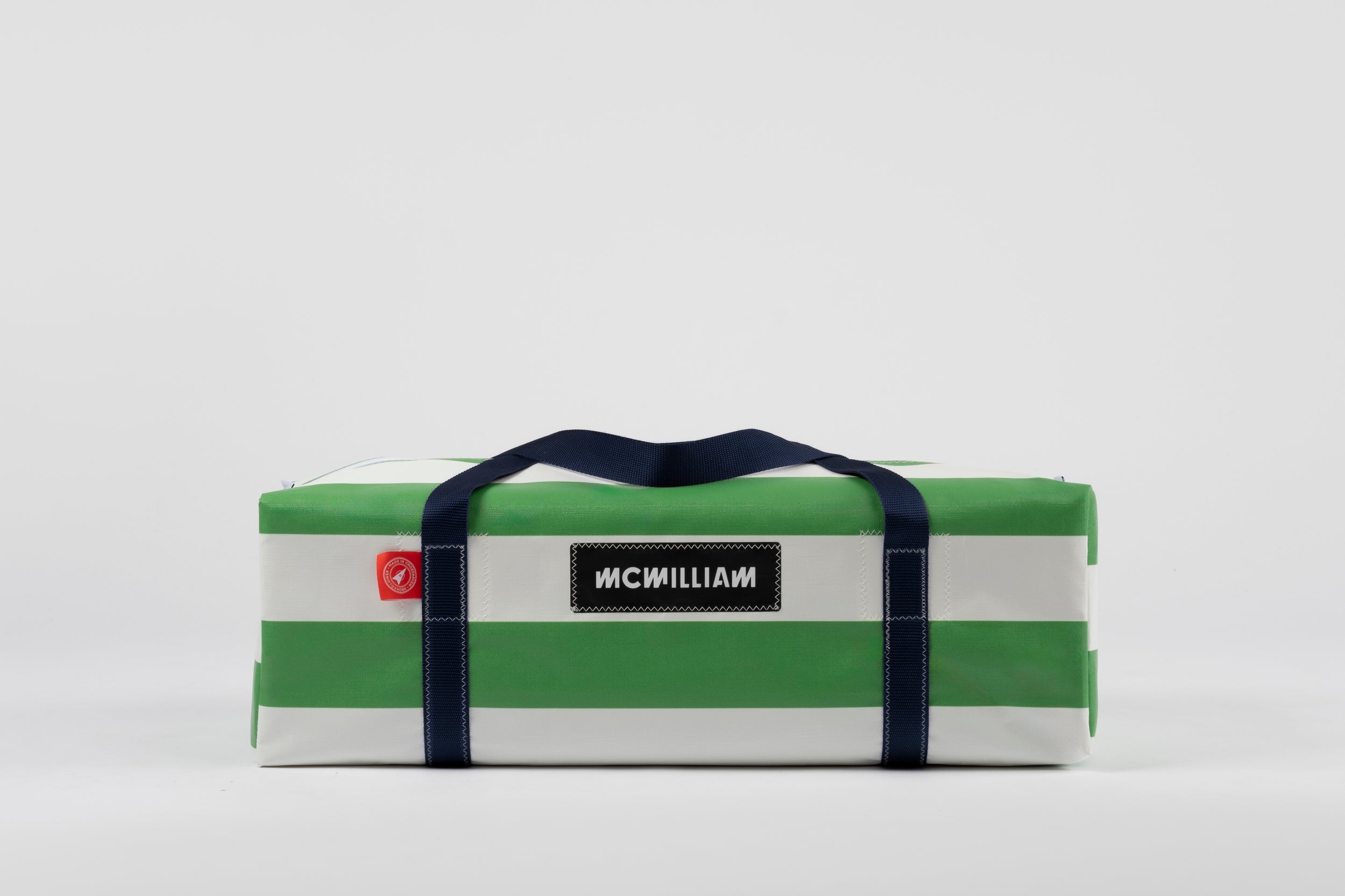 Green Large Holdall (50L) - Classic Stripe