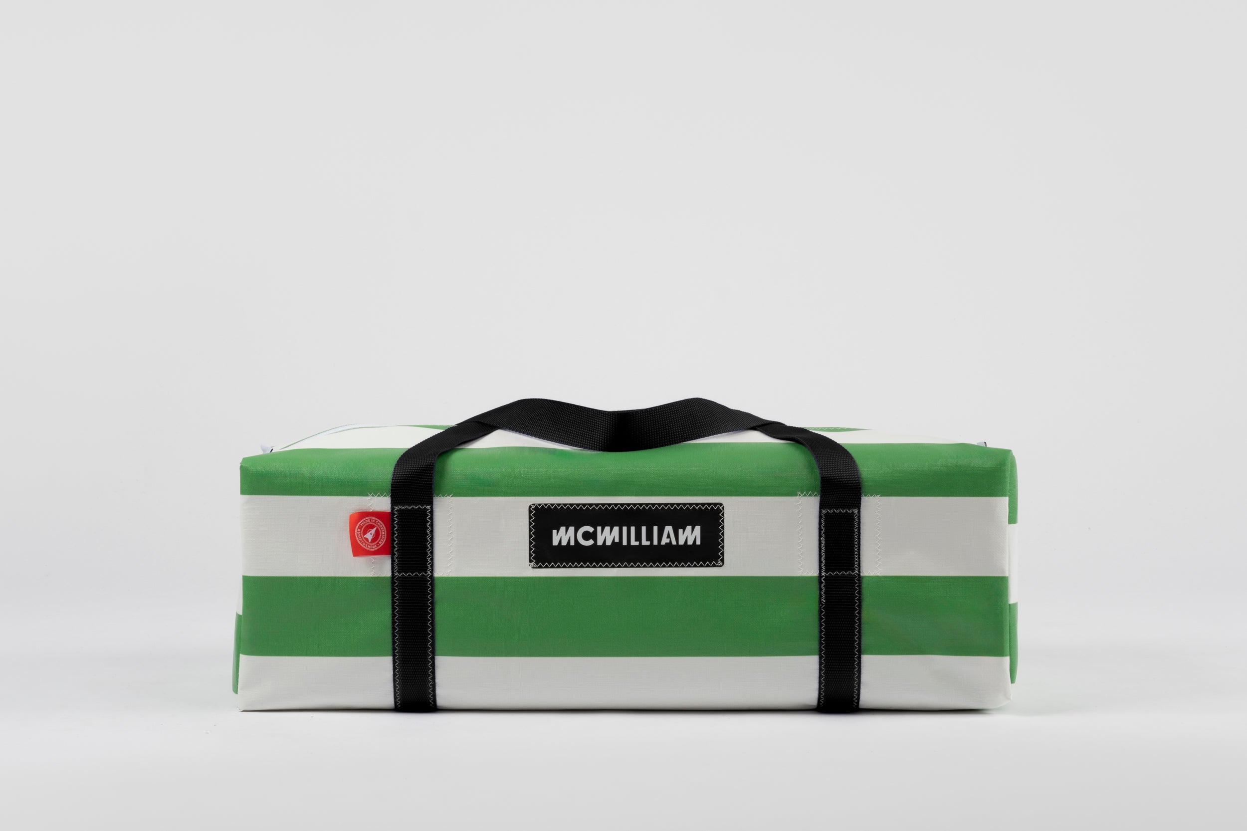Green Large Holdall (50L) - Classic Stripe