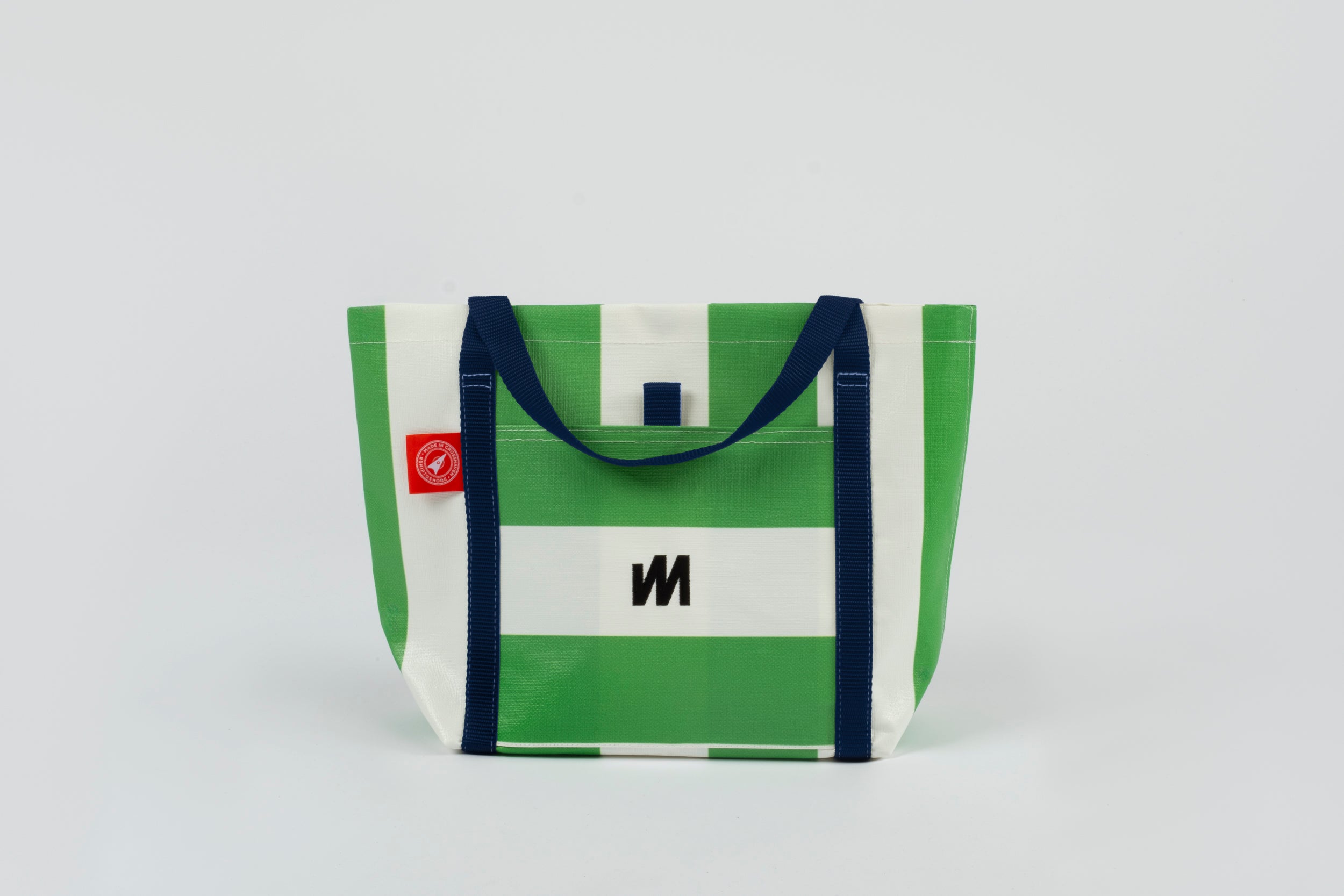 Green Tote - Classic Stripe