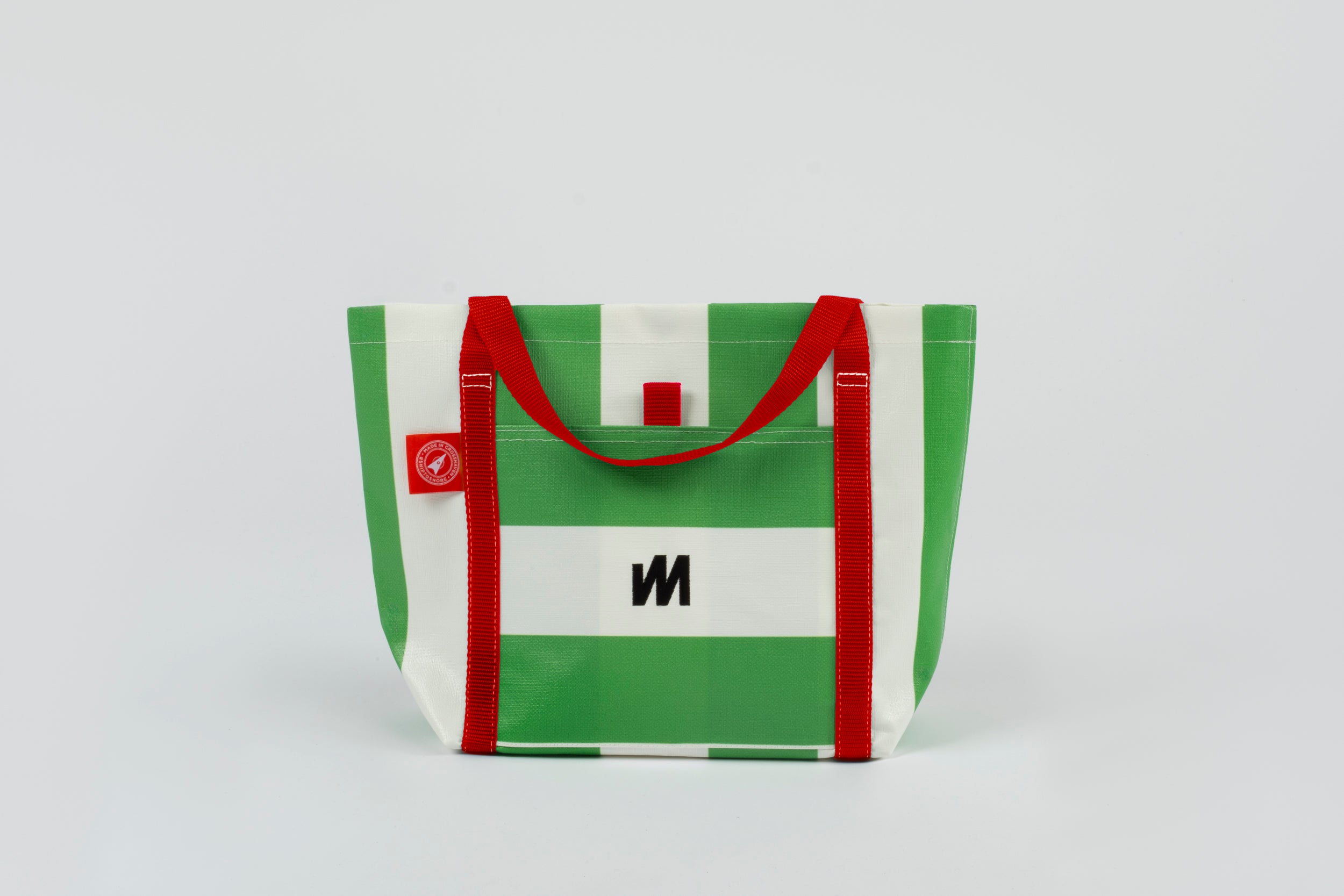 Green Tote - Classic Stripe