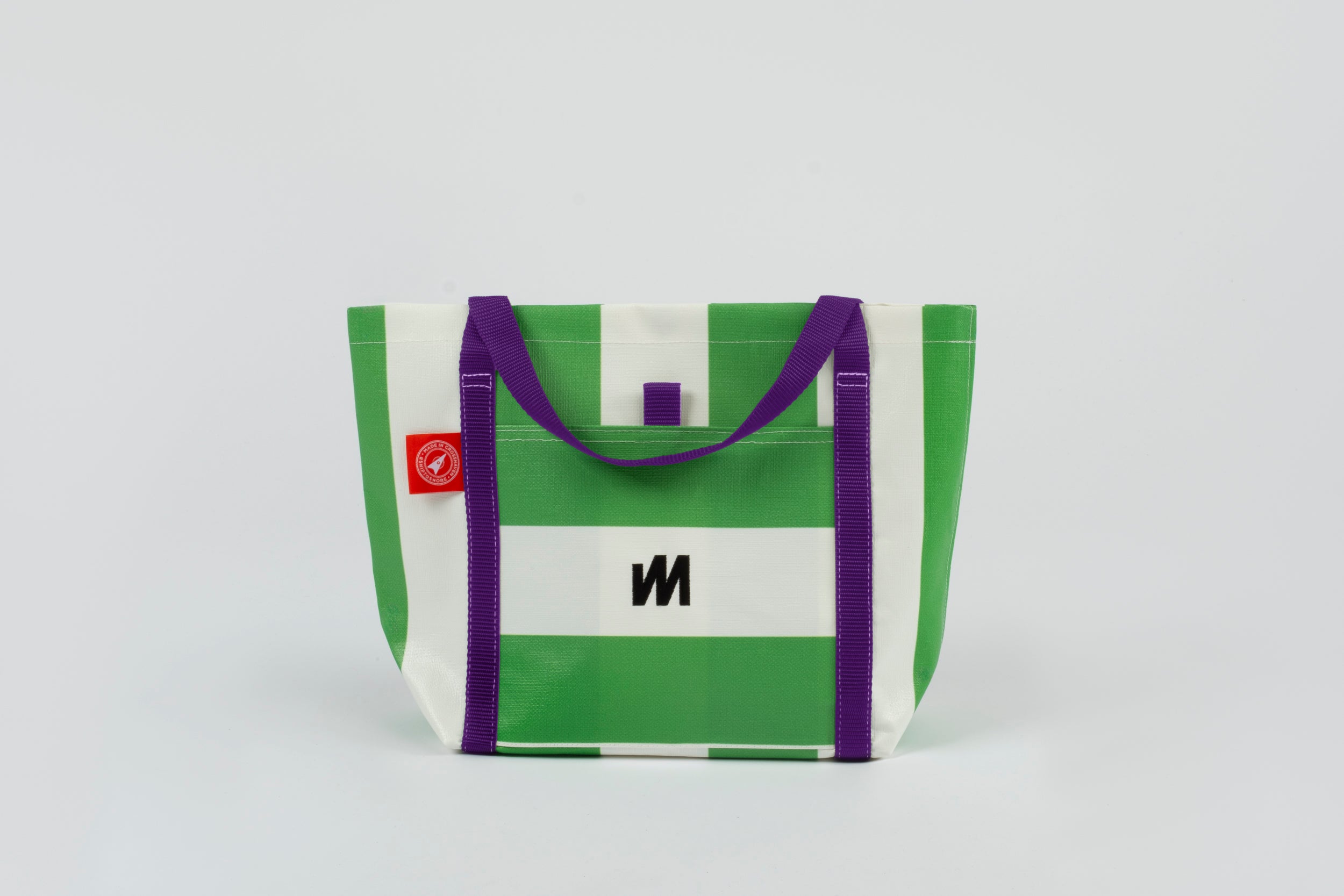 Green Tote - Classic Stripe