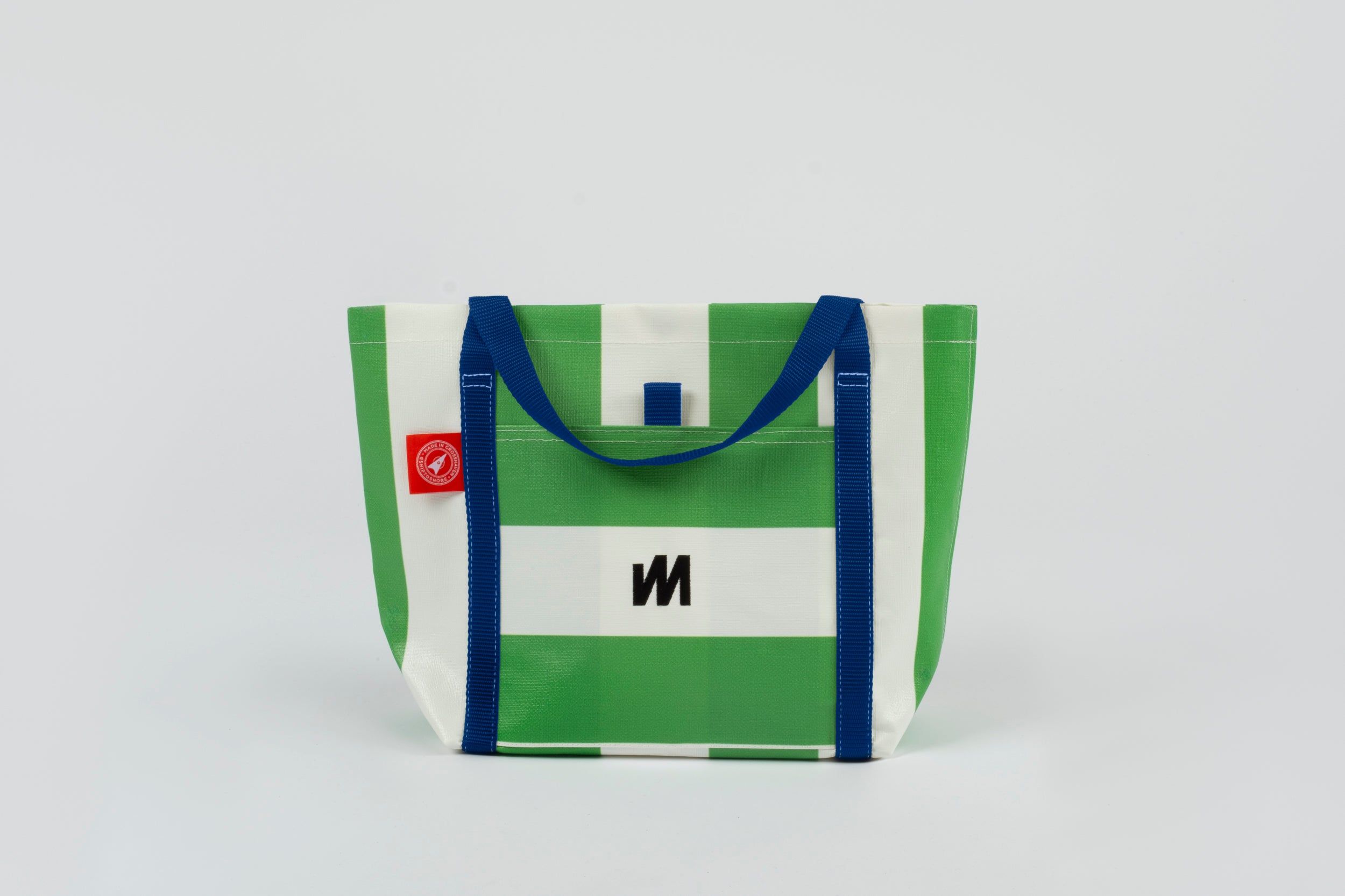 Green Tote - Classic Stripe