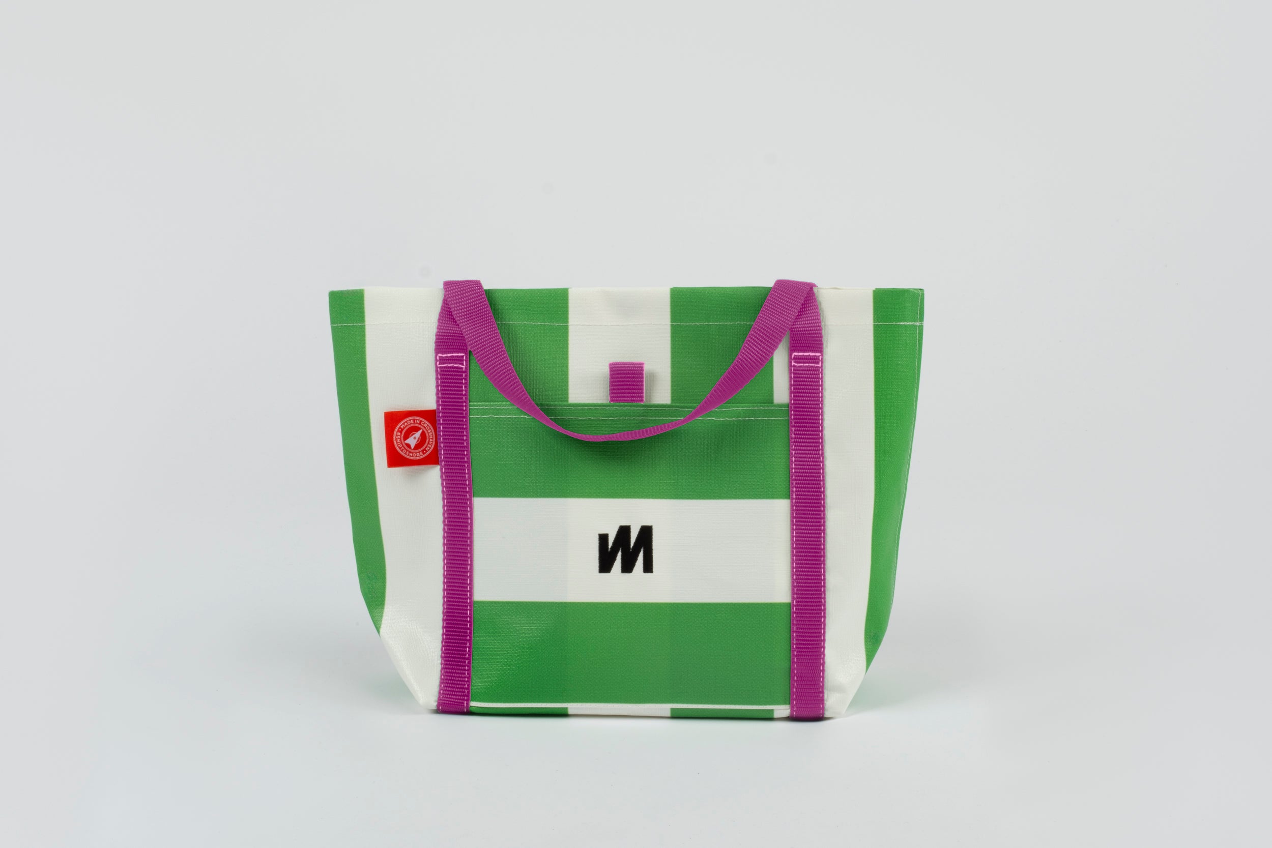 Green Tote - Classic Stripe