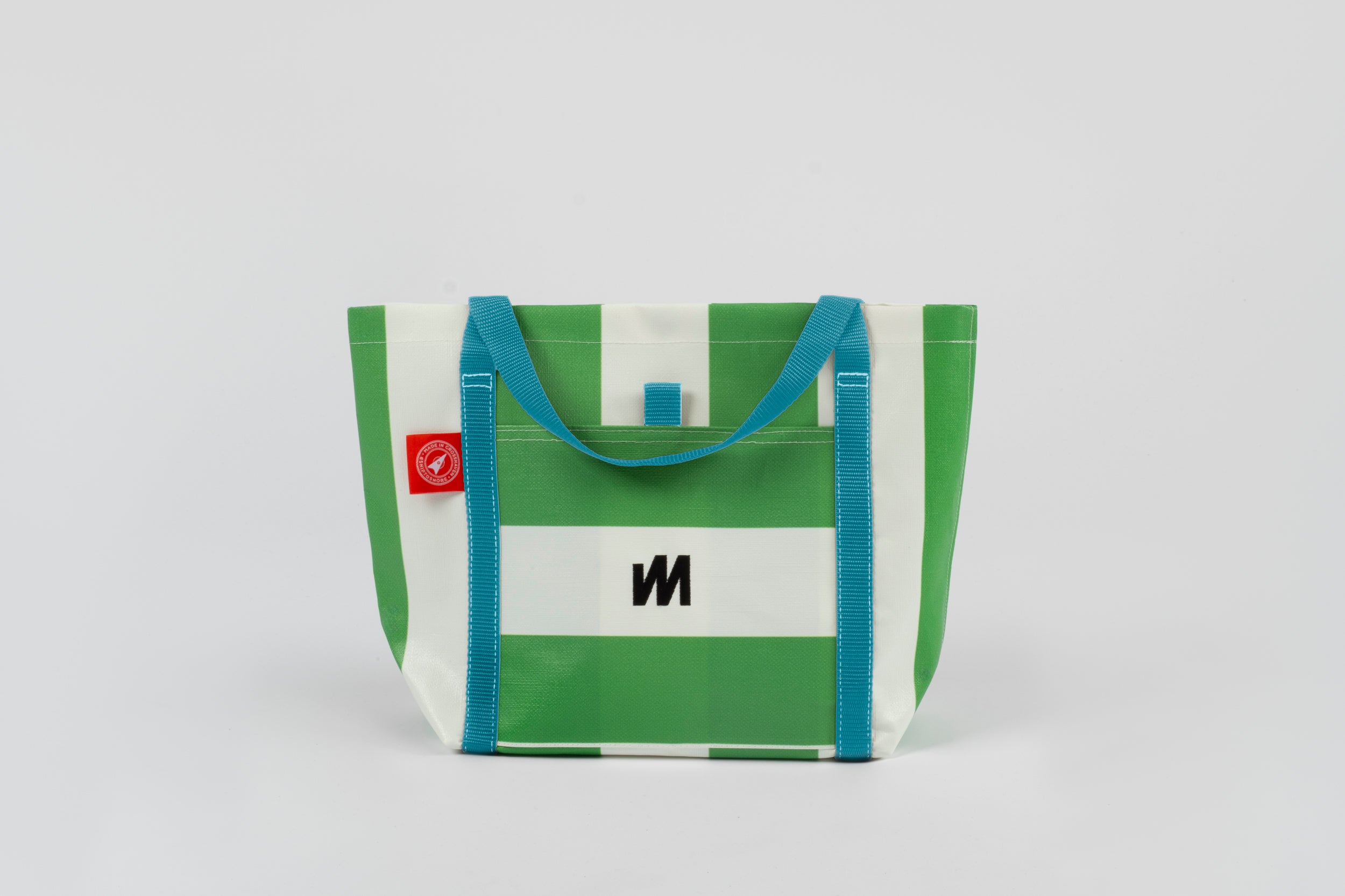 Green Tote - Classic Stripe