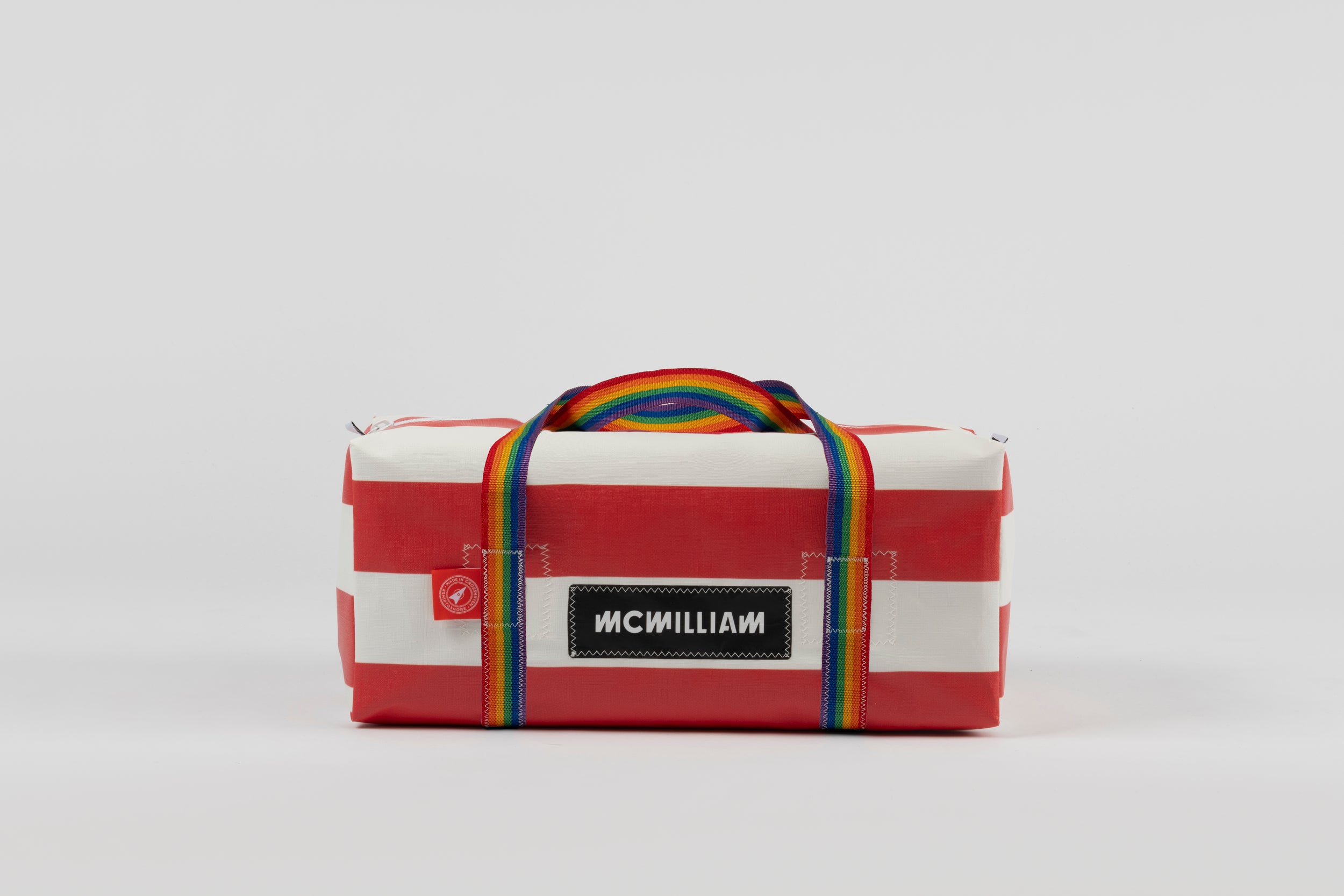 Red Small Holdall (30L) - Classic Stripe