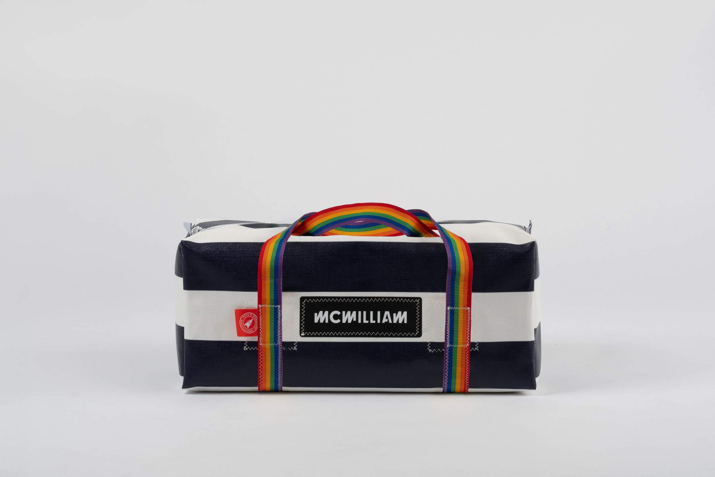Navy Small Holdall (30L) - Classic Stripe