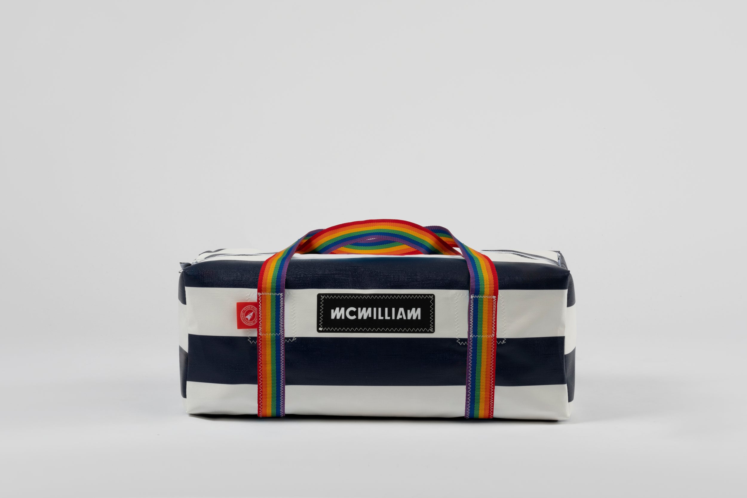 Navy Medium Holdall (42L) - Classic Stripe