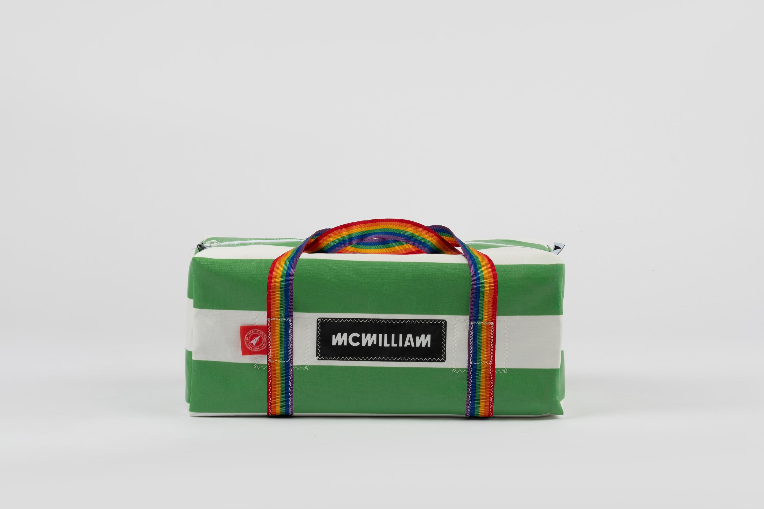 Green Small Holdall (30L) - Classic Stripe