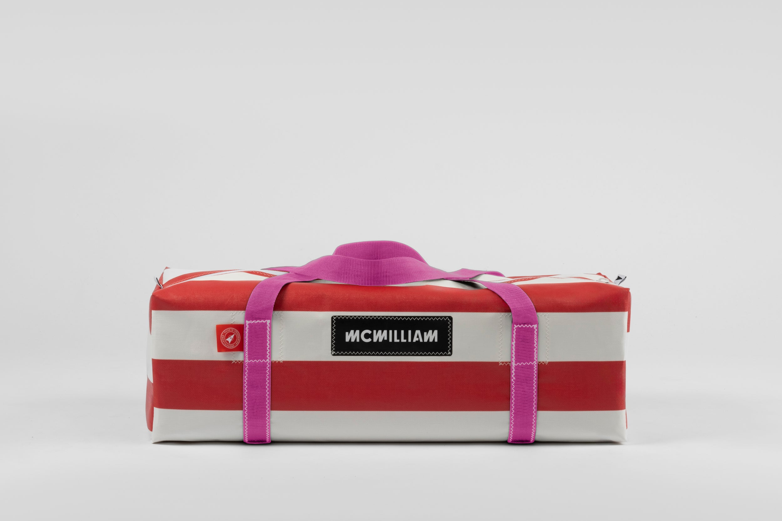 Red Large Holdall (50L) - Classic Stripe