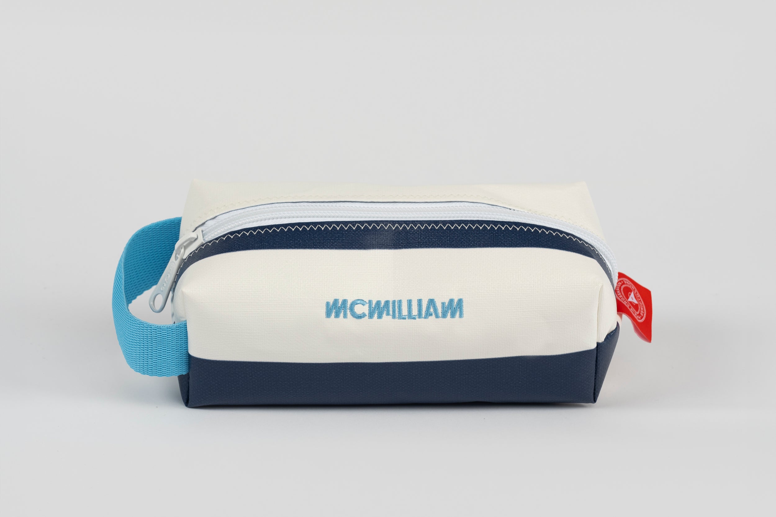 Navy Washbag - Classic Stripe